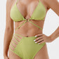 New split swimsuit multi-color women's swimwear large size bikini small fresh bikini swimsuit