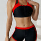Split swimsuit women's fashion sports bikini color matching slim beach women's swimsuit swimsuit