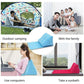 Outdoor travel inflatable triangle cushion fashion casual PVC flocked triangle beach cushion lawn cushion