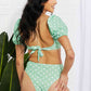 Women's Marina West Swim Vacay Ready Puff Sleeve Bikini in Gum Leaf
