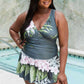 Women's Marina West Swim Full Size Clear Waters Swim Dress in Aloha Forest