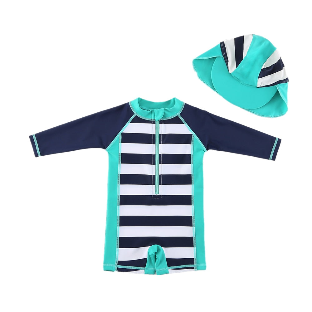 Baby Swimwear For Boys 3-36M One-piece Swimsuit Kids Beachwear