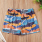 Kids Boy Swimming Shorts Animal Print Fast Dry Trunks Summer Beachwear