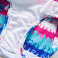 2-6years Girl's Swimsuits Blue Heart Two Piece Swimwear Striped Tankini New Arrival Children Swimsuit