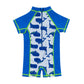 Boys One Piece Swimsuit Sunsuit Children Swimwear  Infant Dolphin Sun Protection Beachwear
