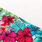 Girls Floral Printing Ruffle Flounce Two Piece Swimsuits Multi Strps Bikinis