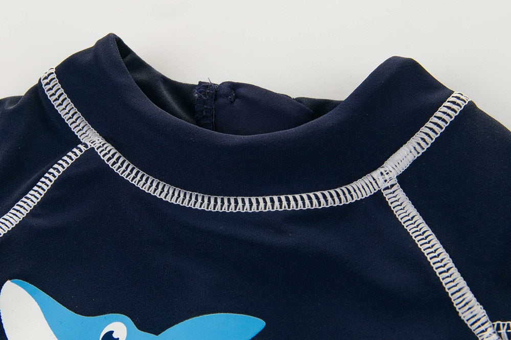 Baby Boys  Sunsuit  Swimsuits Shark Beachwear Kids Sun Protection Swimming Costumes For Boys