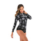 Women Two piece Swimsuit  Large Sizes Long Sleeve Biquini Tankini Swimsuits For Women