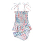 Kids Girls Bikini Swimsuit 2pcs Strapes Children Summer Ruffles Swimwear