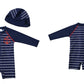 Boys Swimming Suit With Cap One-piece Swimsuit For Boys