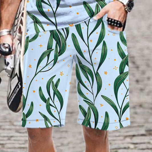 Men's Shorts Flower Fruit Pattern Cool Comfortable Streetwear 3D Printed Beach Mens Short