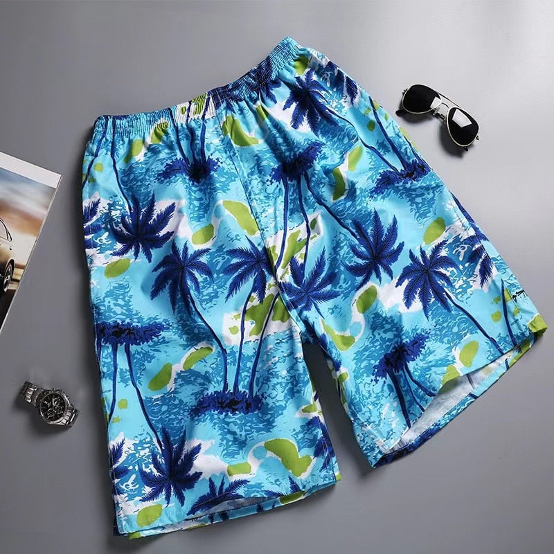 Mens Swimming Trunk Beachwear Printed Shorts