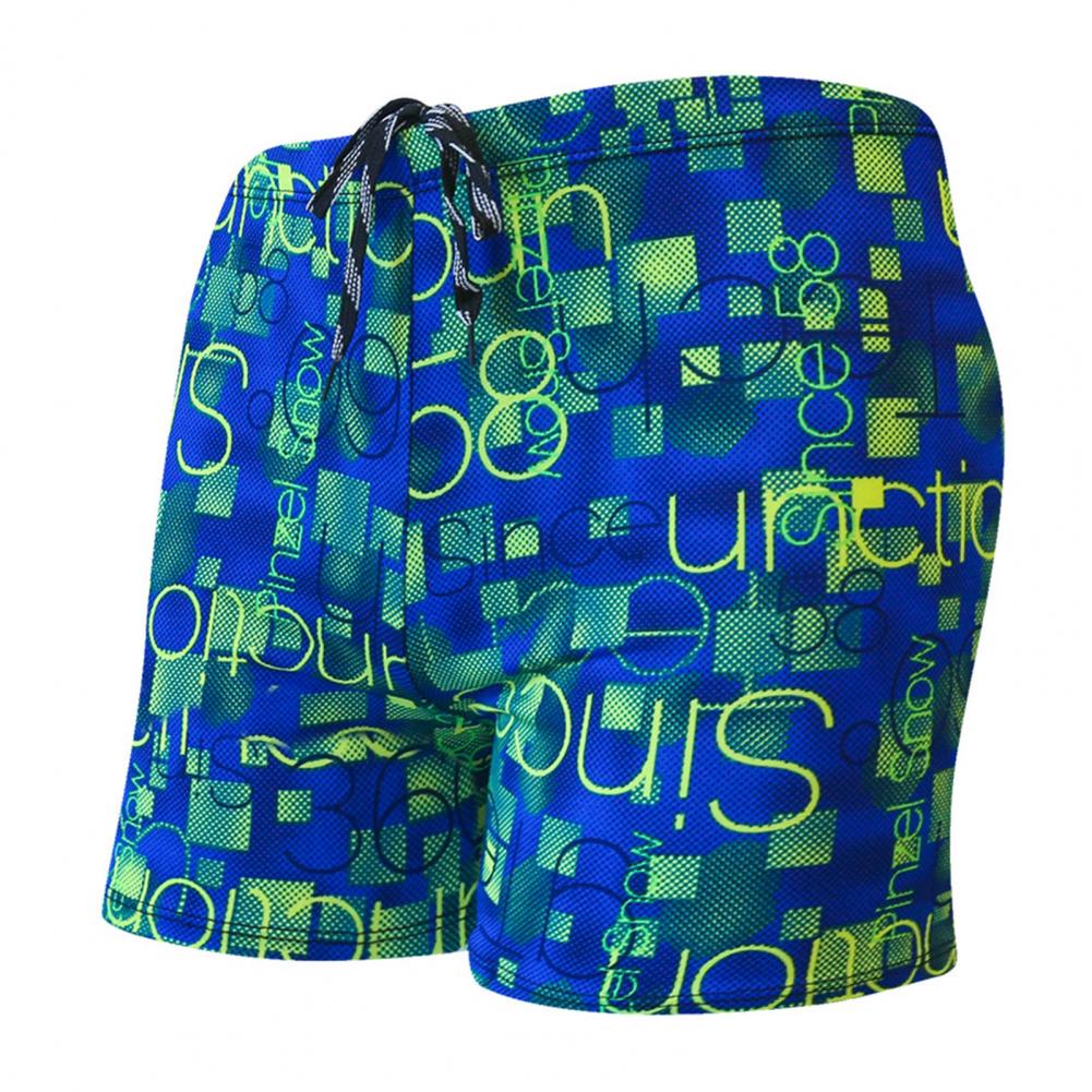 Men Trunks Swim Shorts Colorful Print Beachwear