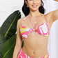 Women's Marina West Swim Disco Dive Bandeau Bikini and Skirt Set